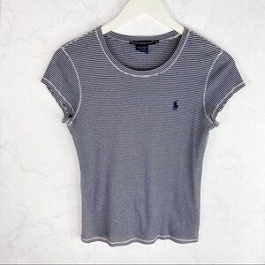 [Ralph Lauren] Perfect Stripe Logo Tee